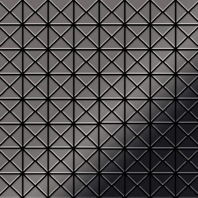 ALLOY Mosaik Fliese Massiv Metall Titan Hochglanz Dunkelgrau 1,6mm Deco-ti-sm 1 Paket mit 10 Matten 0,92 m2 Grau ALLOY Mosaik Fliese Massiv Metall Titan Hochglanz Dunkelgrau 1,6mm Deco-ti-sm 1 Paket mit 10 Matten 0,92 m2 Grau