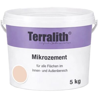 Terralith Mikrozement Fix & Fertig LFW0041 Beige 5kg Fein 3,5qm Terralith Mikrozement Fix & Fertig LFW0041 Beige 5kg Fein 3,5qm
