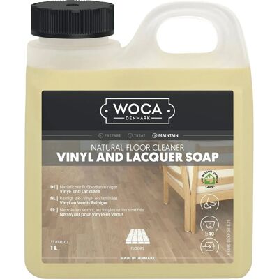 Woca Fußbodenreiniger Vinyl- und Lackseife Schnelltrocknend 1, Natur Woca Fußbodenreiniger Vinyl- und Lackseife Schnelltrocknend 1, Natur