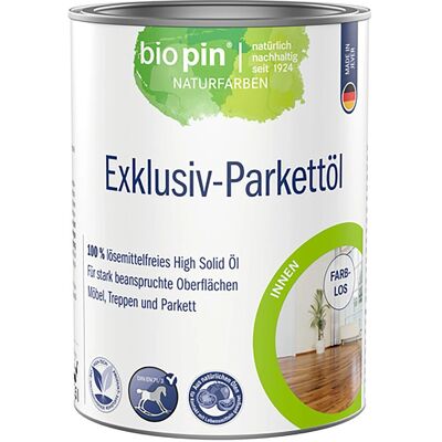 Biopin Parkettöl Exklusiv High-Solid 750 ml Biopin Parkettöl Exklusiv High-Solid 750 ml