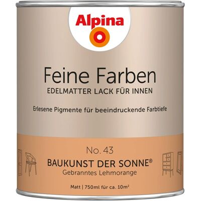 ALPINA Lack Gebranntes Lehmorange - Innenfarbe ALPINA Lack Gebranntes Lehmorange - Innenfarbe