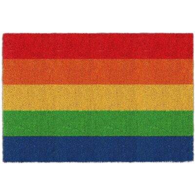 Relaxdays Regenbogen-Fußmatte 60 x 40 cm Dekorativ Relaxdays Regenbogen-Fußmatte 60 x 40 cm Dekorativ
