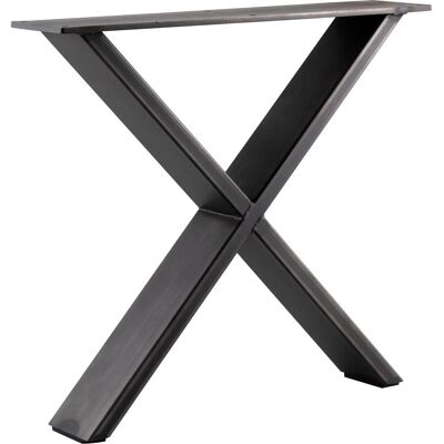 Simausrom 6504 - 450 mm Breite - 410 mm Höhe - Schutzlackierte Schwarze Stahl Tischbein und Gestell Simausrom 6504 - 450 mm Breite - 410 mm Höhe - Schutzlackierte Schwarze Stahl Tischbein und Gestell