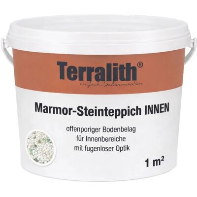 Terralith Edelsteinteppich Aventurin Bianco 1 m² Innen Terralith Edelsteinteppich Aventurin Bianco 1 m² Innen