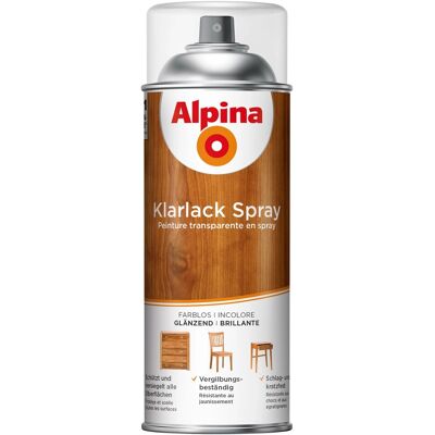 Alpina Klarlack Spray Seidenmatt 400 ml Alpina Klarlack Spray Seidenmatt 400 ml