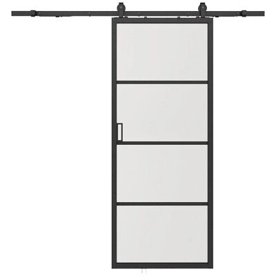 Vente-unique Schiebetür Sinca Schwarz 63 cm Vente-unique Schiebetür Sinca Schwarz 63 cm