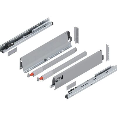 Blum D-Reling Tandembox antaro Vollauszug Blumotion 400 mm 30 kg Grau 1 Paar Blum D-Reling Tandembox antaro Vollauszug Blumotion 400 mm 30 kg Grau 1 Paar