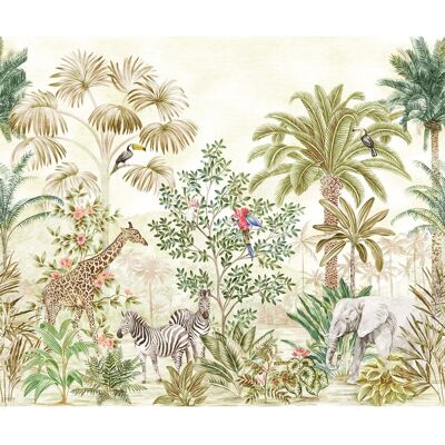 KOMAR Wild Wonderland Tapete - 300x250 cm, Bunt, Vlies KOMAR Wild Wonderland Tapete - 300x250 cm, Bunt, Vlies