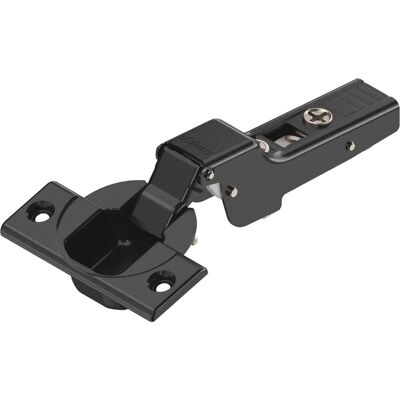 Blum Scharnier Clip Top 110 Grad 9,5mm Gekröpft ohne Feder Onyx Schwarz Schrauben Blum Scharnier Clip Top 110 Grad 9,5mm Gekröpft ohne Feder Onyx Schwarz Schrauben