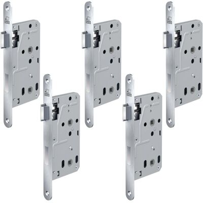 BASI Zimmertürschloss ES 929 BAD DIN Links Rundstulp 20 mm Edelstahl Falle Kunststoff Riegel Aluminium 5er Set 5x9290-5528 BASI Zimmertürschloss ES 929 BAD DIN Links Rundstulp 20 mm Edelstahl Falle Kunststoff Riegel Aluminium 5er Set 5x9290-5528