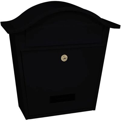 PROREGAL Wandbriefkasten Tatifan Aus Verzinktem Stahl HxBxT 37 x 36,2 x 13,35 cm Einwurföffnung 24 x 4 cm Schwarz PROREGAL Wandbriefkasten Tatifan Aus Verzinktem Stahl HxBxT 37 x 36,2 x 13,35 cm Einwurföffnung 24 x 4 cm Schwarz