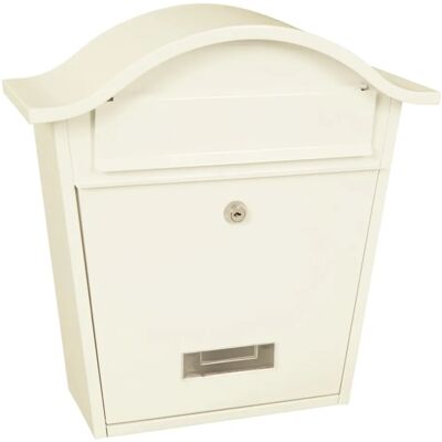 PROREGAL Wandbriefkasten Tatifan Aus Verzinktem Stahl HxBxT 37 x 36,2 x 13,35 cm Einwurföffnung 24 x 4 cm Weiß PROREGAL Wandbriefkasten Tatifan Aus Verzinktem Stahl HxBxT 37 x 36,2 x 13,35 cm Einwurföffnung 24 x 4 cm Weiß