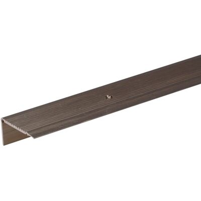 Treppenkantenprofil Aluminium 5 mm x 23 mm x 2.000 mm Bronze Treppenkantenprofil Aluminium 5 mm x 23 mm x 2.000 mm Bronze