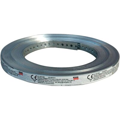 Simpson Lochband BAN 20x1,5 mm Länge 25 m Stahl Feuerverzinkt Simpson Lochband BAN 20x1,5 mm Länge 25 m Stahl Feuerverzinkt