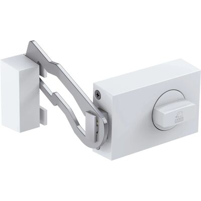 BASI Sicherheitstürschloss - Modell KS 500, Weiß, 60mm BASI Sicherheitstürschloss - Modell KS 500, Weiß, 60mm