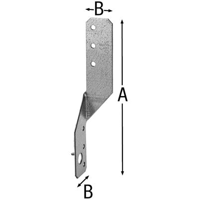 Simpson Pfettenanker PFU Länge 170 mm Holzverbinder Stahl Feuerverzinkt Simpson Pfettenanker PFU Länge 170 mm Holzverbinder Stahl Feuerverzinkt