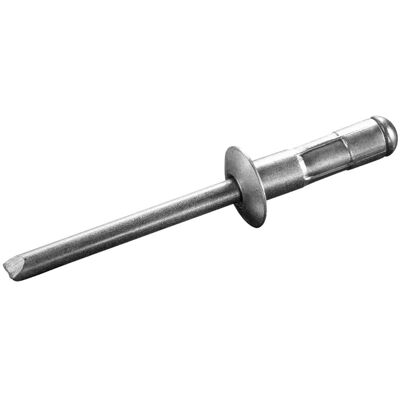 GOEBEL 500 Mehrbereichsblindnieten Aluminium Edelstahl A2 4,8 x 15,1 mm Flachkopf Nieten Blindniete Multi GOEBEL 500 Mehrbereichsblindnieten Aluminium Edelstahl A2 4,8 x 15,1 mm Flachkopf Nieten Blindniete Multi