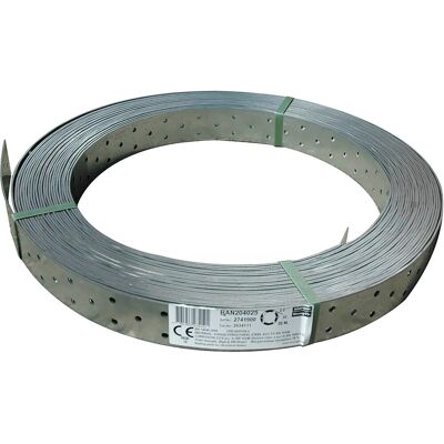 Simpson Windrispenband BAN 40x3 mm Länge 50 m Stahl Feuerverzinkt Simpson Windrispenband BAN 40x3 mm Länge 50 m Stahl Feuerverzinkt