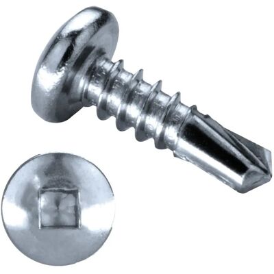 GOEBEL 1000 Bohrschrauben Linsenkopf 4,8 x 16,0mm Stahl Verzinkt Innenvierkant Schrauben GOEBEL 1000 Bohrschrauben Linsenkopf 4,8 x 16,0mm Stahl Verzinkt Innenvierkant Schrauben