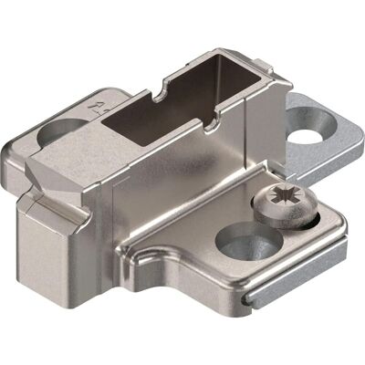 Blum Kreuzmontageplatte Clip Zink Schrauben Distanz 9 mm Blum Kreuzmontageplatte Clip Zink Schrauben Distanz 9 mm