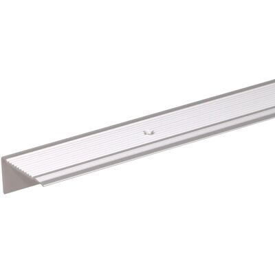 Treppenkantenprofil Aluminium 23 mm x 45 mm x 2.000 mm Silber Treppenkantenprofil Aluminium 23 mm x 45 mm x 2.000 mm Silber