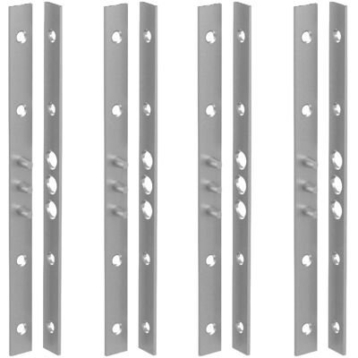 Basi - Bändersicherung - BS 280 - mit 3 Zapfen und Schrauben - 280x20 mm - Verzinkt - 4ER Set - 9552-0000 Basi - Bändersicherung - BS 280 - mit 3 Zapfen und Schrauben - 280x20 mm - Verzinkt - 4ER Set - 9552-0000