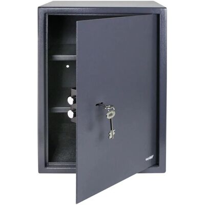 HMF 49205-11 Tresor Doppelbartschloss Möbeltresor 35 x 50 x 31 cm Anthrazit HMF 49205-11 Tresor Doppelbartschloss Möbeltresor 35 x 50 x 31 cm Anthrazit