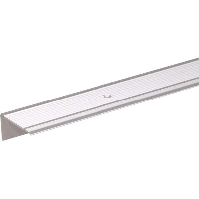 Treppenkantenprofil Aluminium 21 mm x 21 mm x 2.000 mm Silber Treppenkantenprofil Aluminium 21 mm x 21 mm x 2.000 mm Silber
