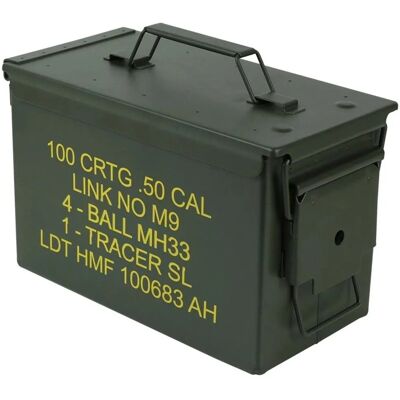 HMF 70011 Munitionskoffer US Ammo Box Metallkiste 30 x 19 x 16 cm Grün HMF 70011 Munitionskoffer US Ammo Box Metallkiste 30 x 19 x 16 cm Grün