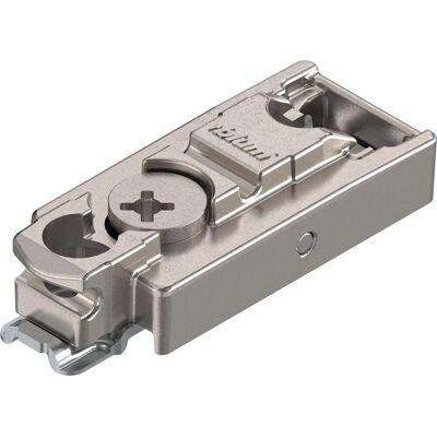 Blum Exzenter-Montageplatte Clip Gerade Zink Schrauben Distanz 3 mm Blum Exzenter-Montageplatte Clip Gerade Zink Schrauben Distanz 3 mm