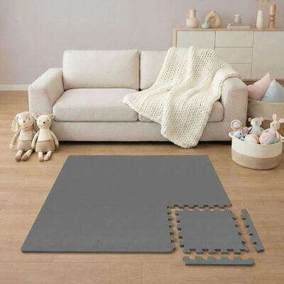 LittleTom Spiel- & Krabbelmatte Puzzlematte 9-teilig 30 x 30 cm Grau LittleTom Spiel- & Krabbelmatte Puzzlematte 9-teilig 30 x 30 cm Grau