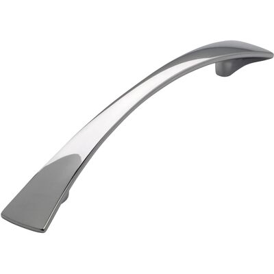 Siro Möbelgriff 2200 Metall Druckguss Chrom Glänzend Lochabstand 128 mm 5 Stück Siro Möbelgriff 2200 Metall Druckguss Chrom Glänzend Lochabstand 128 mm 5 Stück