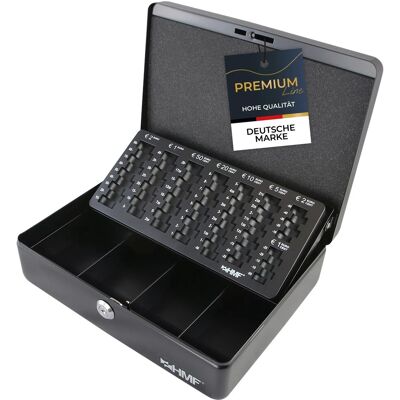 HMF 10015-02 Geldkassette Münzzählbrett 30 x 24 x 9 cm Schwarz HMF 10015-02 Geldkassette Münzzählbrett 30 x 24 x 9 cm Schwarz