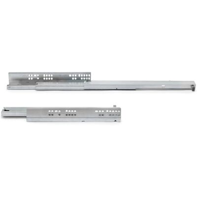 Emuca Satz Unterflurführungen Silver Vollauszug Mit Push Tiefe 350mm Stahl Verzinkt Emuca Satz Unterflurführungen Silver Vollauszug Mit Push Tiefe 350mm Stahl Verzinkt