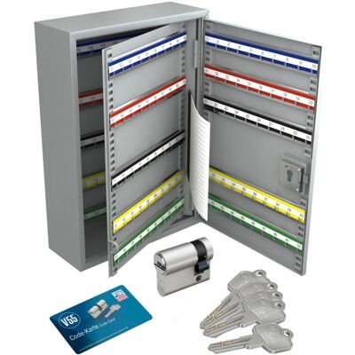 Basi - Schlüsselschrank mit Halbzylinder - 150 Haken - V2171-0150 Basi - Schlüsselschrank mit Halbzylinder - 150 Haken - V2171-0150
