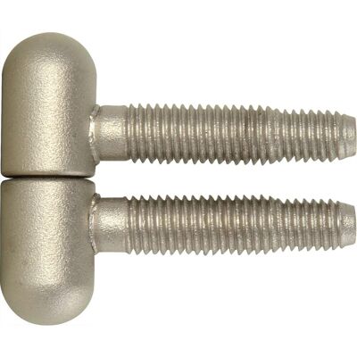 Sfs Einbohrband Türband 3-fach ø 13 mm mit Rundkopf Stahl Vernickelt Matt Sfs Einbohrband Türband 3-fach ø 13 mm mit Rundkopf Stahl Vernickelt Matt