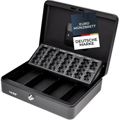HMF 4215-02 Geldkassette Münzzählbrett 30 x 24 x 8 cm Schwarz HMF 4215-02 Geldkassette Münzzählbrett 30 x 24 x 8 cm Schwarz