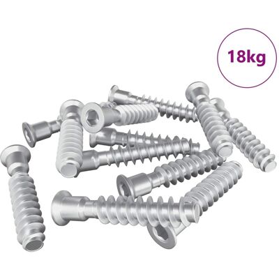 vidaXL Kopfschraube 2900 Stk Silber Stahl 864381 vidaXL Kopfschraube 2900 Stk Silber Stahl 864381