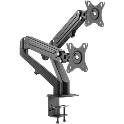 Wiltec Doppel Monitorhalterung Gasdruckfeder 2 Monitore 17-27 Zoll Tischhalter Vesa Wiltec Doppel Monitorhalterung Gasdruckfeder 2 Monitore 17-27 Zoll Tischhalter Vesa