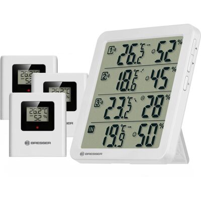 Bresser Thermo-Hygrometer Quadro NV Weiß Bresser Thermo-Hygrometer Quadro NV Weiß