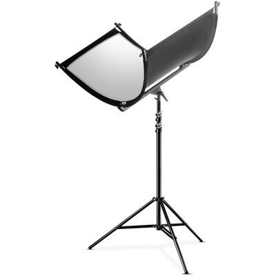Walimex Pro Reflektor Halfpipe + Wt-806 Stativ Lichtreflektor Lampenstativ Foto Walimex Pro Reflektor Halfpipe + Wt-806 Stativ Lichtreflektor Lampenstativ Foto