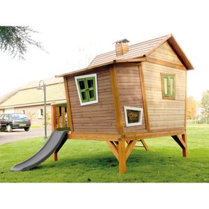 Axi Spielhaus Emma Braun/Grün mit Rutsche Grau 349 cm x 193 cm x 193 cm FSC® Axi Spielhaus Emma Braun/Grün mit Rutsche Grau 349 cm x 193 cm x 193 cm FSC®