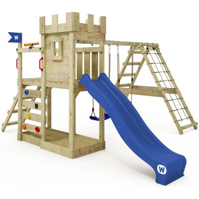 Wickey Spielturm GateFlyer mit Rutsche Blau Wickey Spielturm GateFlyer mit Rutsche Blau