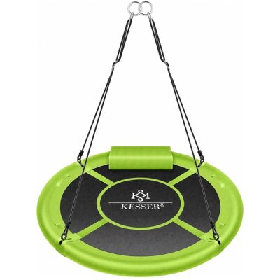 KESSER Nestschaukel Rund Höhenverstellbar Durchmesser 100 cm Grün KESSER Nestschaukel Rund Höhenverstellbar Durchmesser 100 cm Grün