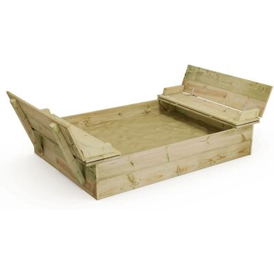 Wickey - Modell - Grün imprägniertes Holz Sandkasten - Produkttyp Wickey - Modell - Grün imprägniertes Holz Sandkasten - Produkttyp
