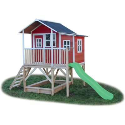 Exit Toys EXIT Loft 550 Holzspielhaus - rot Exit Toys EXIT Loft 550 Holzspielhaus - rot