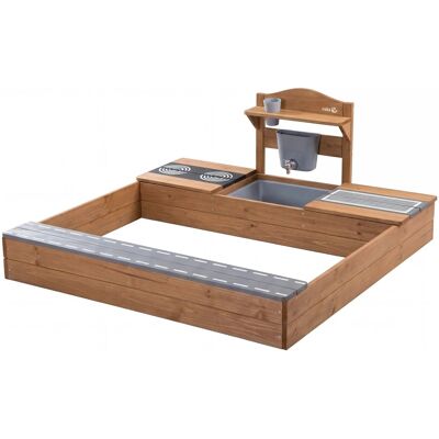 roba Sandkasten in Teak mit Matschküche aus FSC-zertifiziertem Holz roba Sandkasten in Teak mit Matschküche aus FSC-zertifiziertem Holz