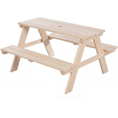 roba Kindersitzgarnitur in Natur Outdoor + aus Massivholz roba Kindersitzgarnitur in Natur Outdoor + aus Massivholz
