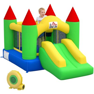 HOMCOM Hüpfburg Oxford- Polyester-Gewebe Mehrfarbig 300L x 180B x 160H cm HOMCOM Hüpfburg Oxford- Polyester-Gewebe Mehrfarbig 300L x 180B x 160H cm