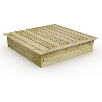 Wickey King Kong Holzsandkasten mit Abdeckung - Groß für Kinder Wickey King Kong Holzsandkasten mit Abdeckung - Groß für Kinder